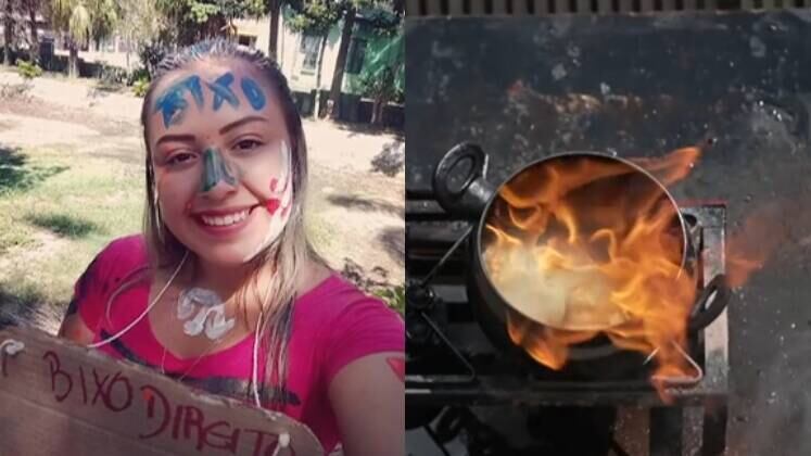 A ocorrência da professora se assemelha com uma vivida pela estudante de direito Jaqueline Tedesco. A jovem estava em um restaurante no Rio Grande do Sul comemorando sua formatura na faculdade, quando um funcionário abasteceu um equipamento de fondue com álcool e gerou uma explosão. Ela teve 30% do corpo queimado e está internada em coma induzido 