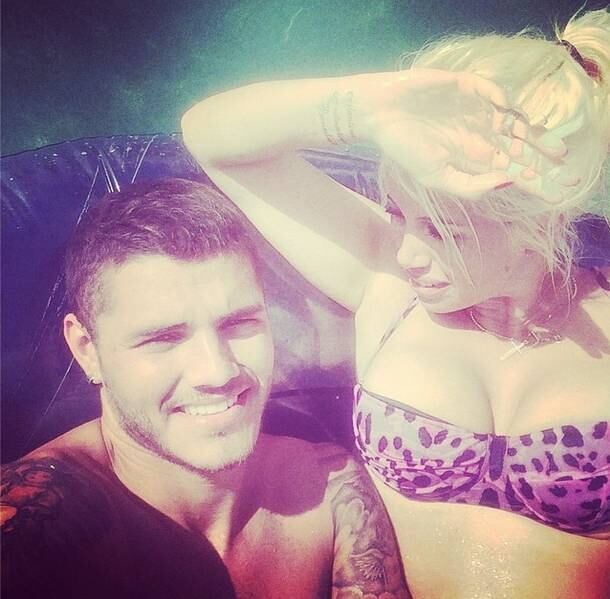 Apesar do momento ruim dentro de campo, Icardi parece que continua vivendo uma grande paixão com Wanda Nara