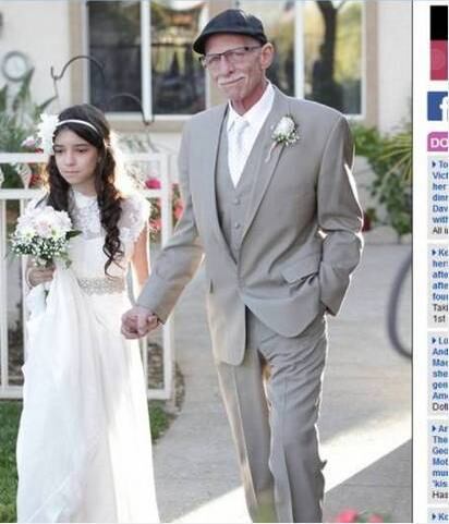 Com câncer terminal e à beira da morte, Jim Zetz, de 62 anos, simulou um casamento para que sua filha, Josie Zetz, de 11 anos, pudesse entrar com ele na igreja