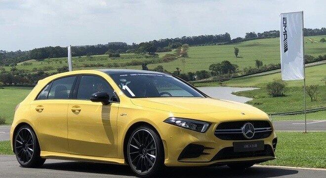 O compacto AMG A 35 que tem motor 2,0 litros de 307cv: o mais rápido do mundo em sua classe