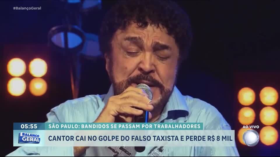 Cantor Luiz Ayrão cai no golpe do falso taxista em São Paulo e perde R$ 8.000