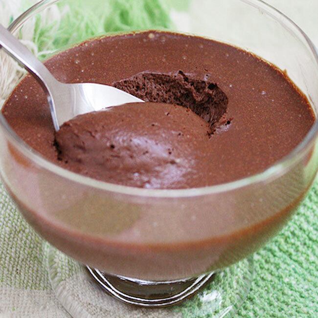 Mousse de Chocolate com Leite Condensado