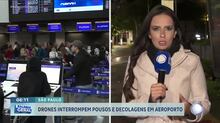 Drones interrompem pousos e decolagens no aeroporto de Guarulhos