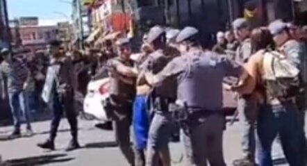 Confusão aconteceu na rua 25 de março