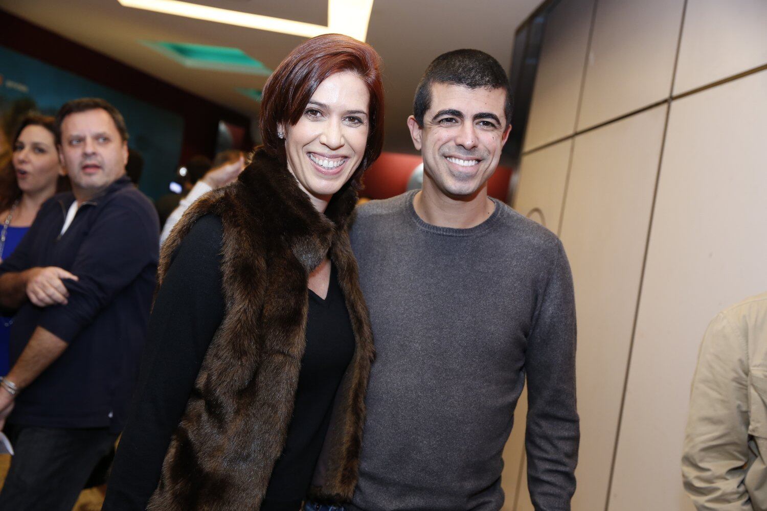 Ana Clara Gueiros e Marcius Melhem