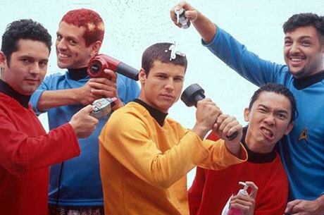 Os integrantes da banda Mamonas Assassinas