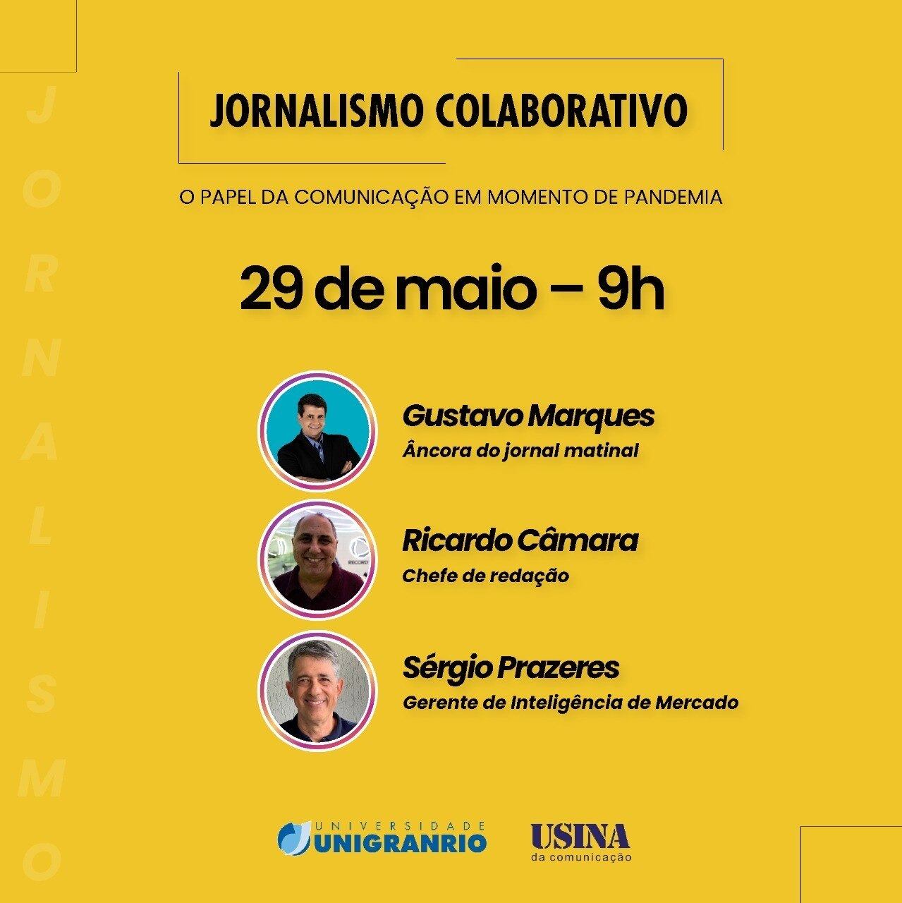 Record TV Rio realiza aula para mais de 100 estudantes de graduação e pós-graduação da Universidade Unigranrio