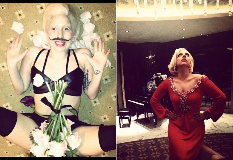 Uma lady
Até as poses de Gaga mudaram na hora de tirar fotos! Sempre polêmica, ela não tinha pudor quando via uma câmera e agora se mostra mais "pomposa" nos cliques. Uma coisa meio deusa grega, meio musa antiga