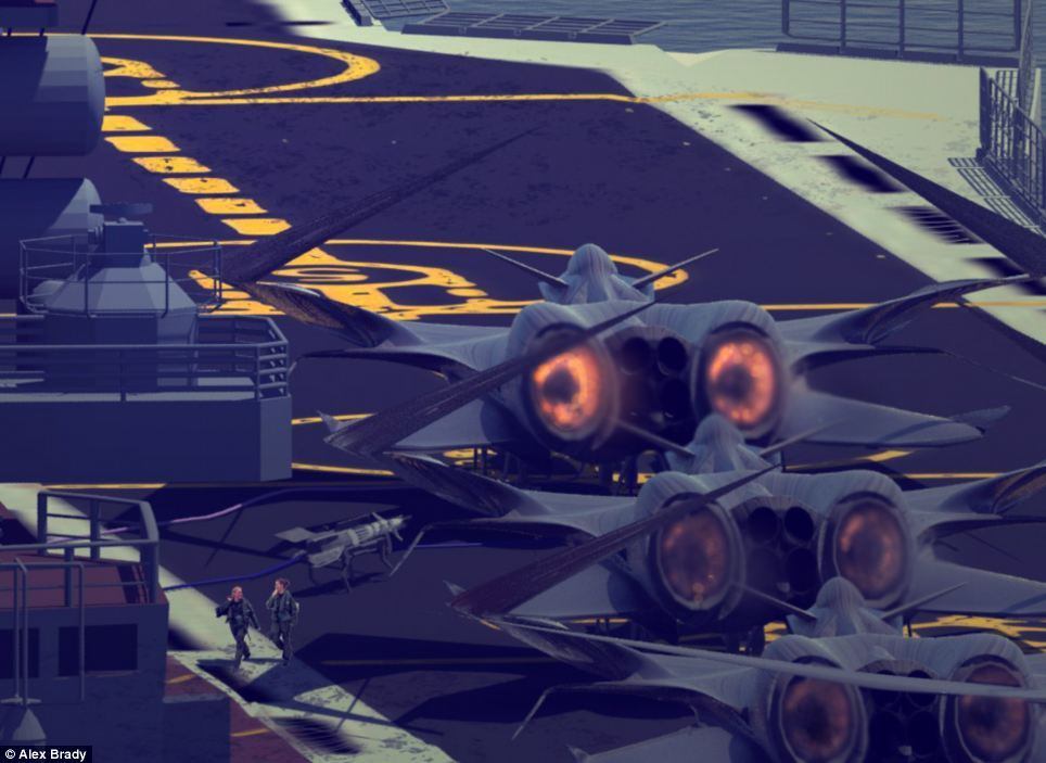 Muitas das aeronaves foram inspiradas no corpo de aves, principalmente pela aerodinâmica. Nesta imagem os aviões com aparência veloz e ameaçadora na verdade foram baseados em galinhas