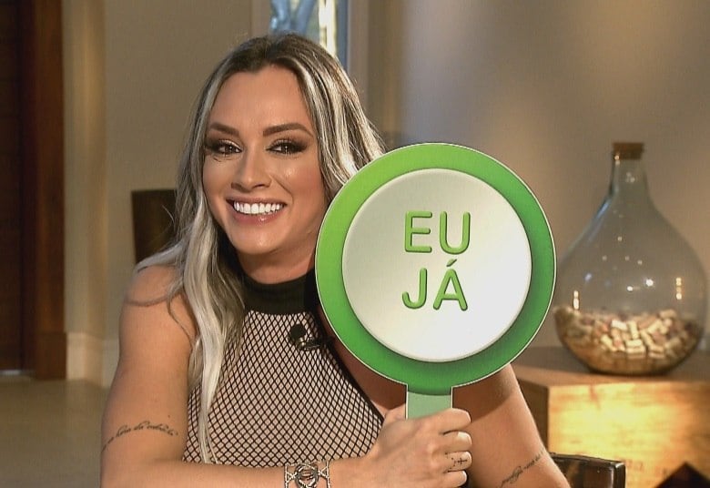 Juju Salimeni também participa do quadro Eu Já, Eu Nunca. O que será que ela irá revelar?