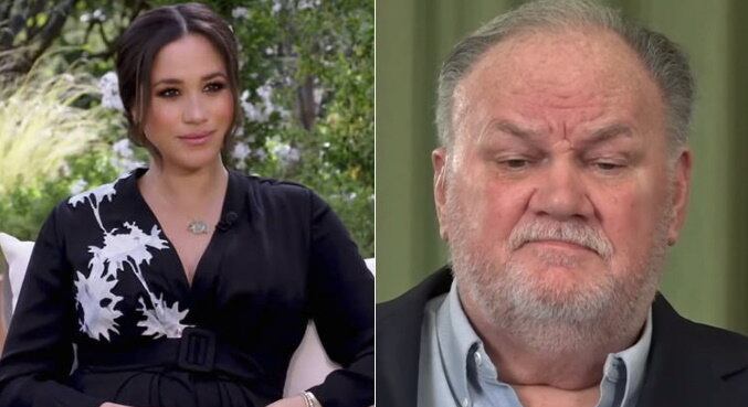 Meghan Markle e Thomas Markle
A duquesa e o pai não têm uma boa relação. Thomas revelou, em entrevista, que não falava com a filha desde 2018 e que conversa com a imprensa sobre Meghan para chamar a atenção dela. A duquesa não teria gostado de ter sua intimidade revelada pelo pai, como no caso de uma carta pessoal que ela lhe enviou e que teve parte da mensagem divulgada por ele para a mídia. As desavenças são antigas, e Thomas não chegou a conhecer os netos