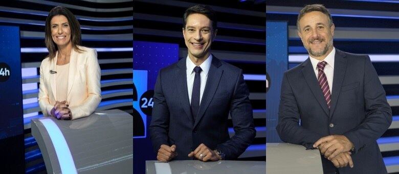 Janine Borba, Sergio Aguiar e Lúcio Sturm são alguns dos âncoras que se revezam no comando das edições curtas do JR ao longo da programação