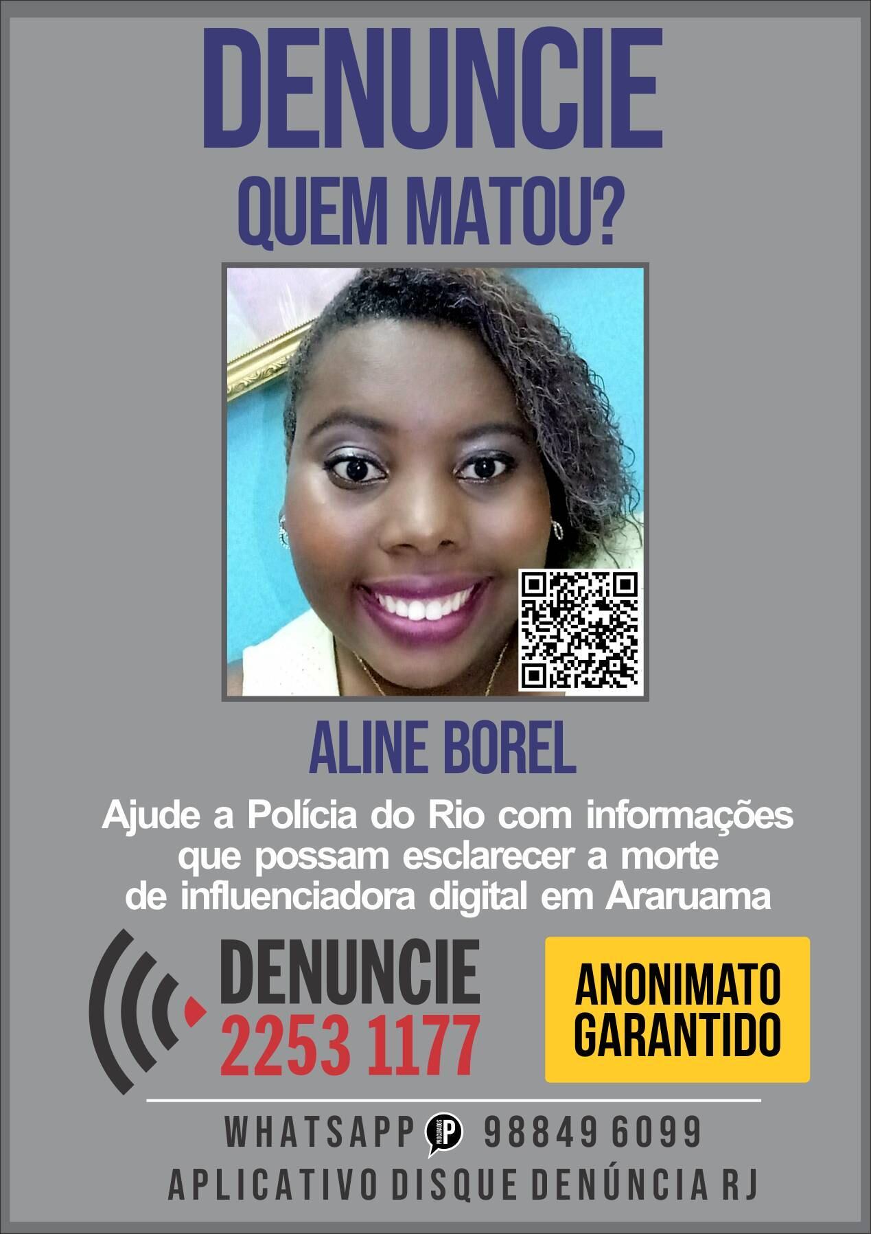 Aline foi encontrada sem vida