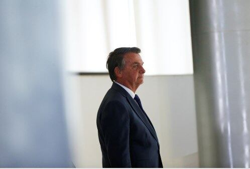 Presidente da República, Jair Bolsonaro, no Palácio do Planalto