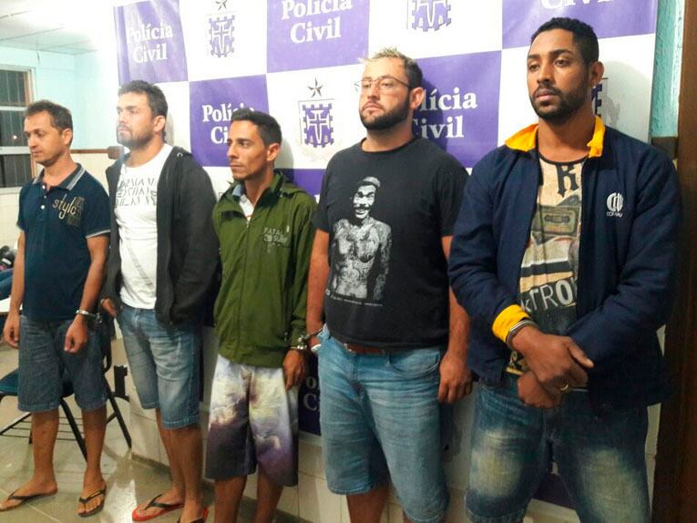 Todos foram conduzido a cadeia da cidade