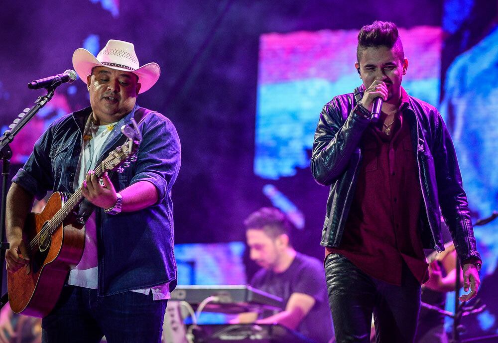 A dupla Humberto e Ronaldo se apresentou na 60ª edição da Festa do Peão de Boiadeiro de Barretos, em São Paulo, nesta terça-feira (25)