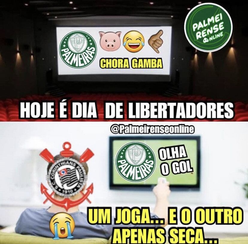 Fora da fase de grupos, Corinthians sofre com memes dos torcedores de Palmeiras, Santos e São Paulo