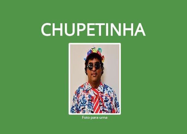 Também de São Paulo, Francisco de Assis da Cruz será o “Chupetinha”
nas urnas eleitorais do Estado