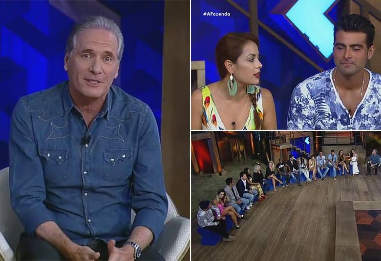 Durante A Fazenda especial, exibida no início da madrugada desta quinta-feira (9), Roberto Justus colocou os casais que se formaram na oitava edição do reality na parede, ao perguntar se eles ainda estariam juntos. Confira as respostas de Li Martins, JP Mantovani, Veridiana e Marcelo

+ Veja fotos dos bastidores da grande final de A Fazenda 8
+ Veja as expressões de Ana Paula Minerato, vice-campeã de A Fazenda 8
+ Douglas Sampaio é o campeão de A Fazenda 8. Relembre a participação do vencedor
+ Ana Paula Minerato é vice-campeã de A Fazenda 8. Veja como foi a participação da peoa no reality show
+ Luka Ribeiro é o terceiro colocado de A Fazenda. Relembre a trajetória do ator
+ “Tem participante que vai colher frutos muito ruins aqui fora”, crava JP Mantovani
+ Douglas leva tapa na cara de Mara Maravilha, cai no choro e afirma: "Ela não merece um pingo de respeito"
+ Veridiana joga bebida em Marcelo Bimbi durante festa de encerramento e causa climão