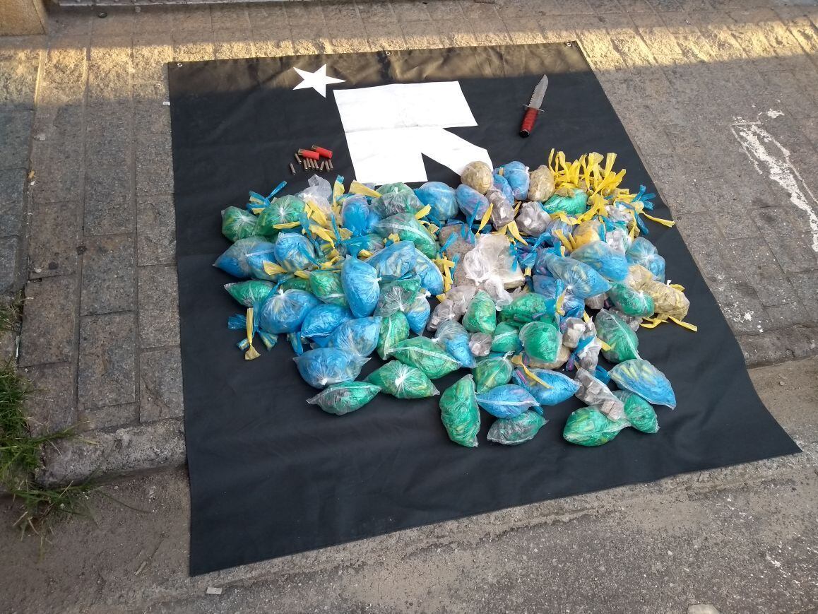 Drogas apreendidas na zona leste de São Paulo