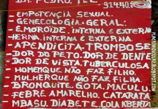 Doenças: nós perdemos a conta com tantos erros