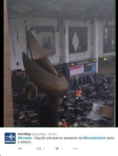 Citando testemunhas que estavam no aeroporto, a imprensa informou que foram ouvidos tiros antes da explosão e gritos de frases em árabe