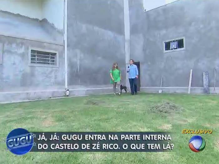 

Berenice levou Gugu ao miniestádio
que José Rico mandou construir

