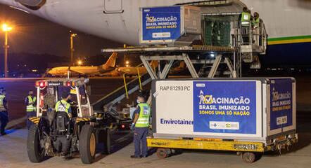 Chegada da vacina ao Rio de Janeiro