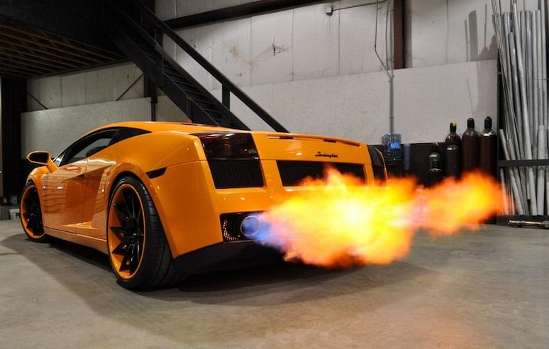 Esse Lamborghini Gallardo esbanja potência