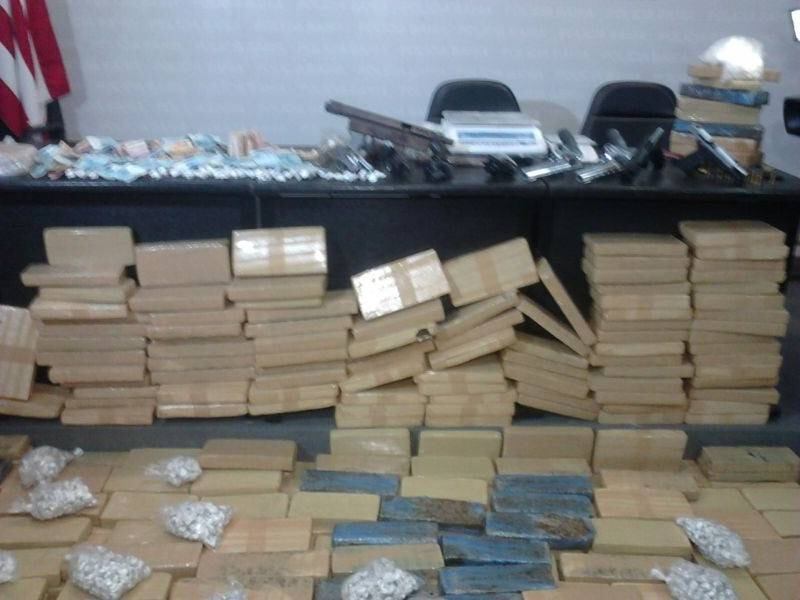 Polícia conseguiu apreender 434 kg de entorpecente durante a operação