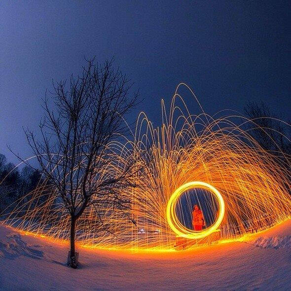 Uma vez que sua imagem pode ficar embaçada na foto, e ainda, pode se machucar