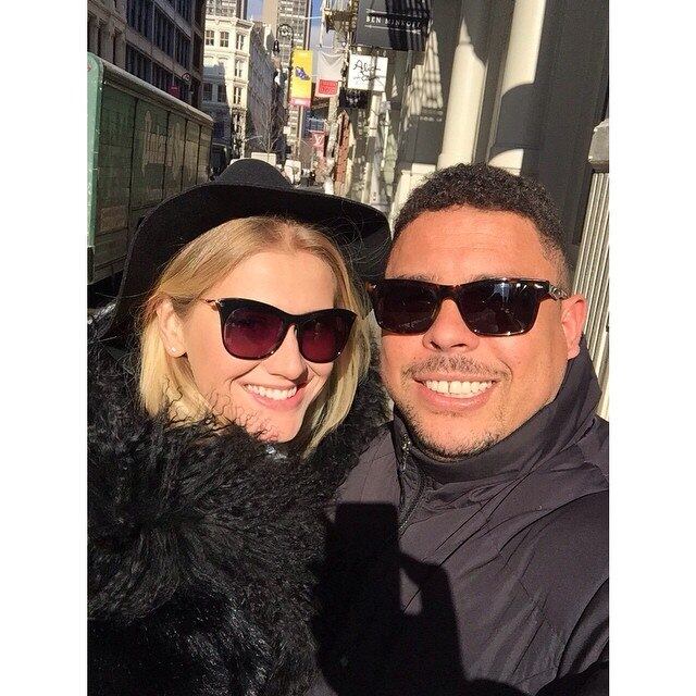 O casal já está junto há algumas semanas. Recentemente, Ronaldo e Celina até viajaram juntos.
