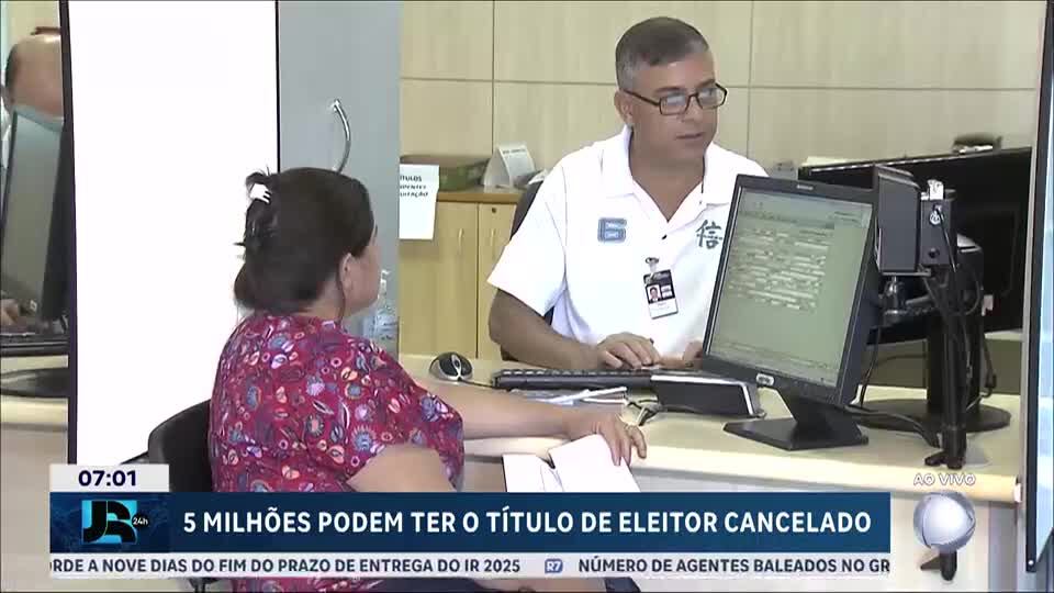 Cinco milhões de pessoas podem ter título eleitoral cancelado