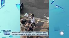Mulher tenta impedir família do ex-companheiro de levar televisão após separação e acaba agredida