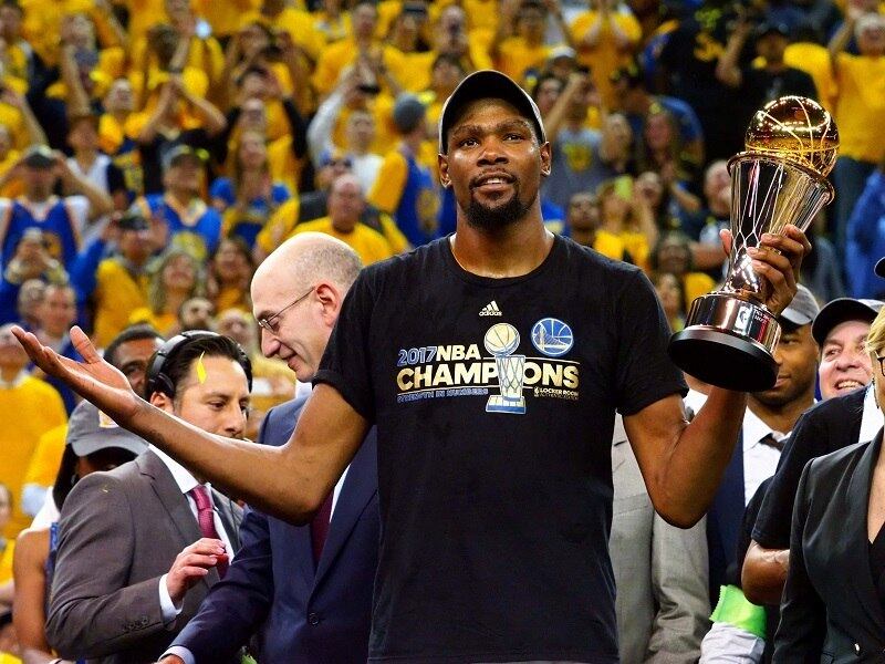 Kevin Durant foi o MVP das finais da NBA