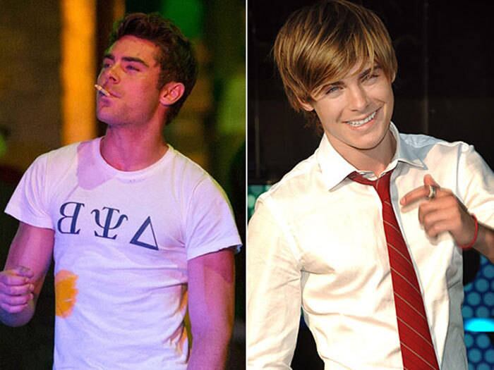 Zac
Efron, o ator de High School Musical, se internou ano passado, em segredo, após
uma overdose com heroína