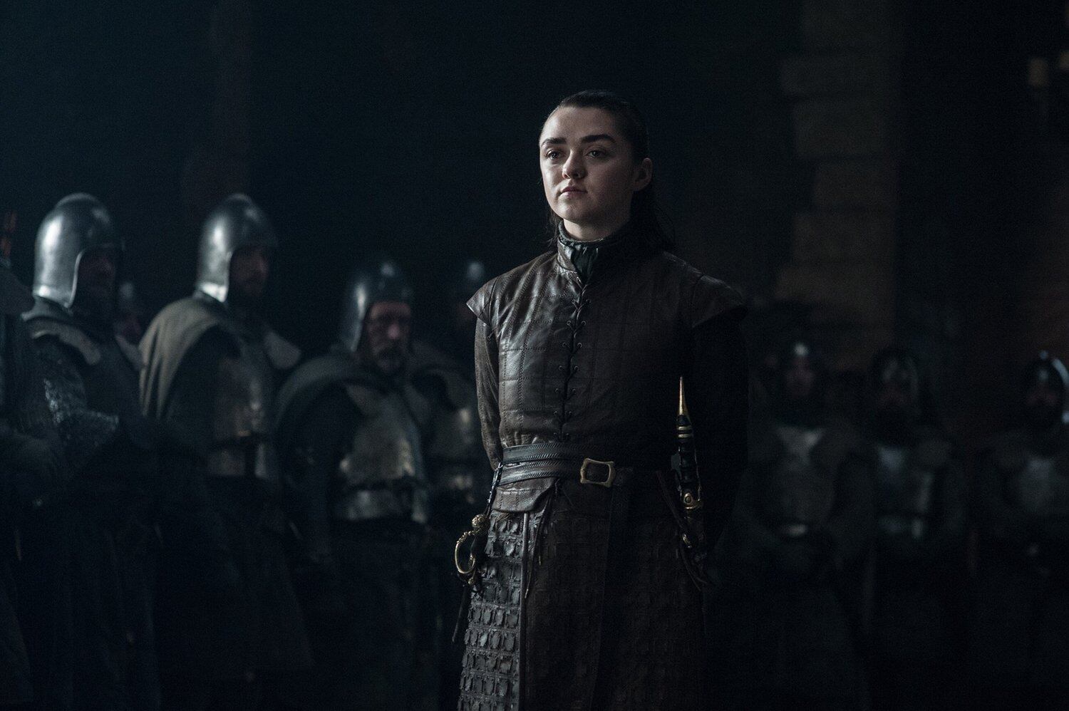 Arya Stark deu o que falar no último episódio da sétima temporada