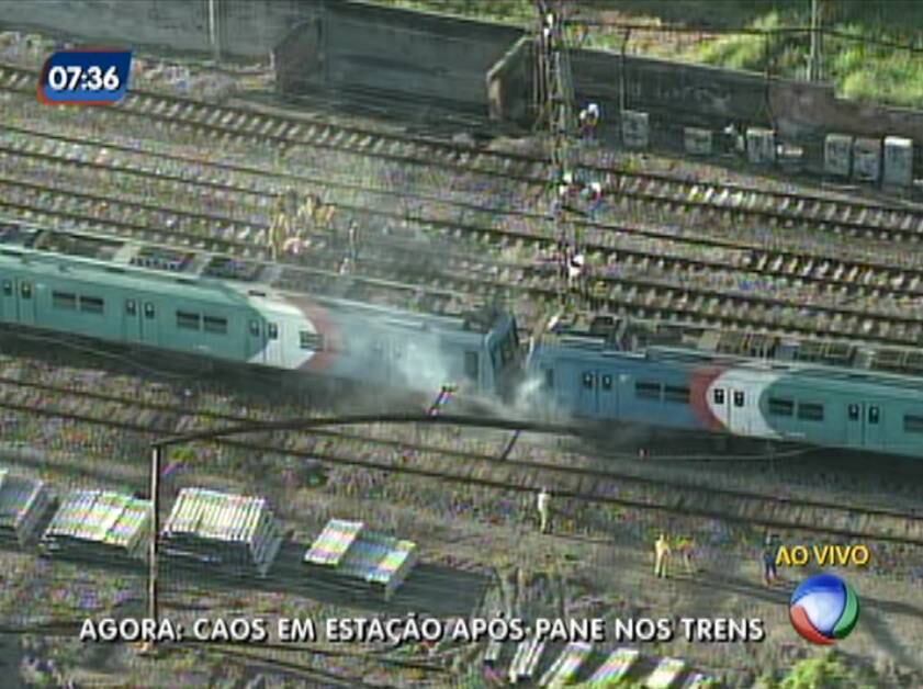 Na última quarta, o descarrilamento causou caos no sistema ferroviário