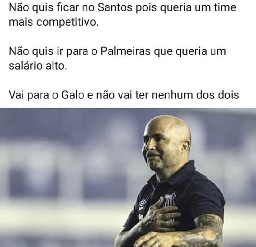 Memes: Jorge Sampaoli é do Galo