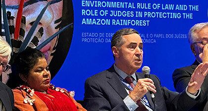 Barroso, do STF, participa de evento da COP28
