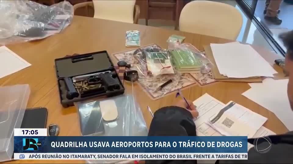 Operação contra o tráfico internacional de drogas prende quatro pessoas em três estados