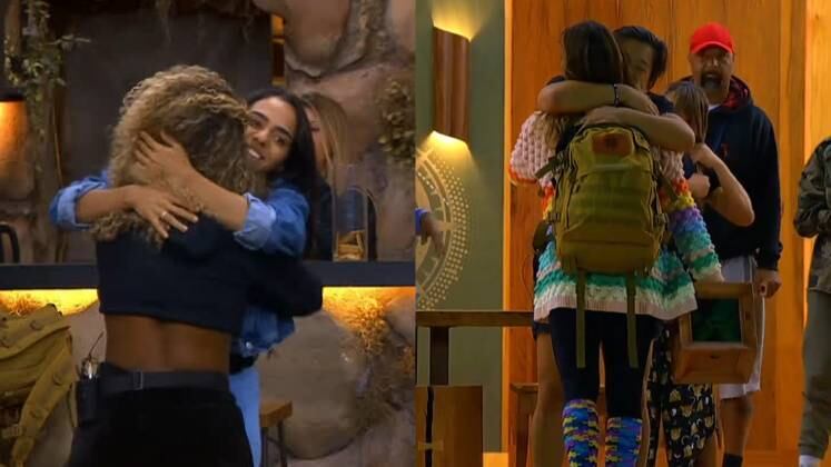 No Exílio, os amigos receberam a Gêmea Lacração com abraços e elogios. Já na Vila, o retorno de Laura anunciou a reta final do reality show. Ao descobrirem o resultado, Dinei e Any choraram. "Fiquei muito triste de não ver ela [Mirella] aqui", desabafou o ex-atleta.
