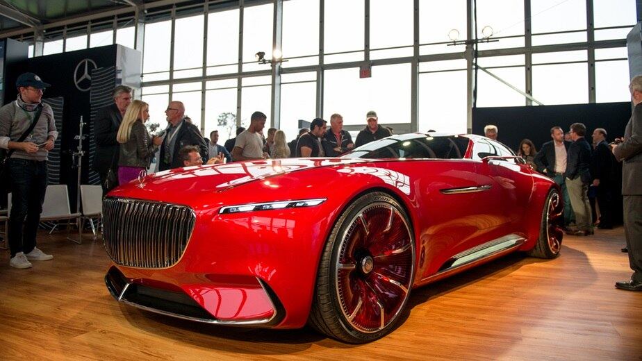 A Mercedes-Benz aproveitou o concurso Pebble Beach, na Califórnia, para apresentar o conceito Vision Mercedes-Maybach 6, um cupê 2+2 de alto luxo elétrico, com 760 cv, que pode fazer frente aos ingleses Bentley Continental GT e Rolls-Royce Wraith