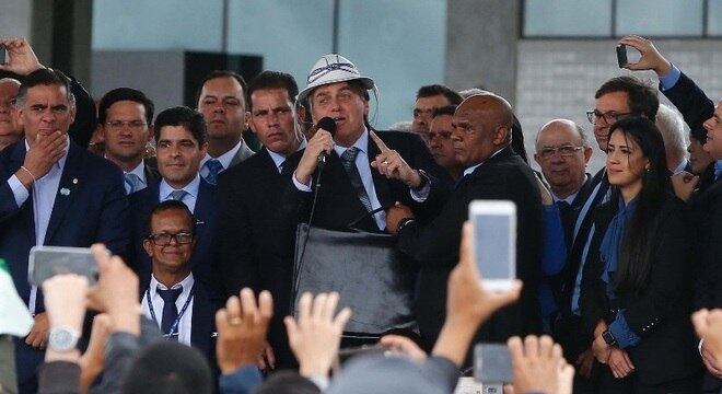 Bolsonaro participou de inauguração de aeroporto