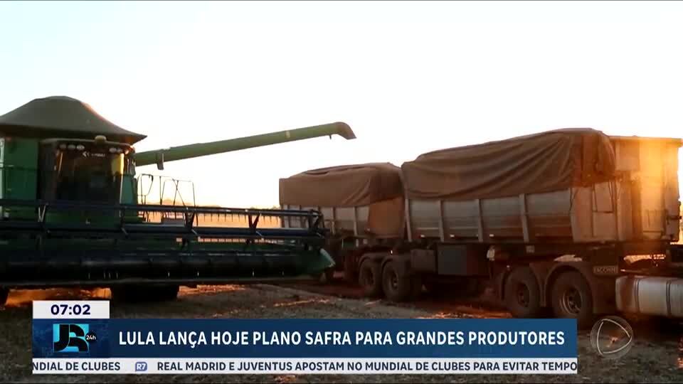 Lula lança Plano Safra para grandes produtores
