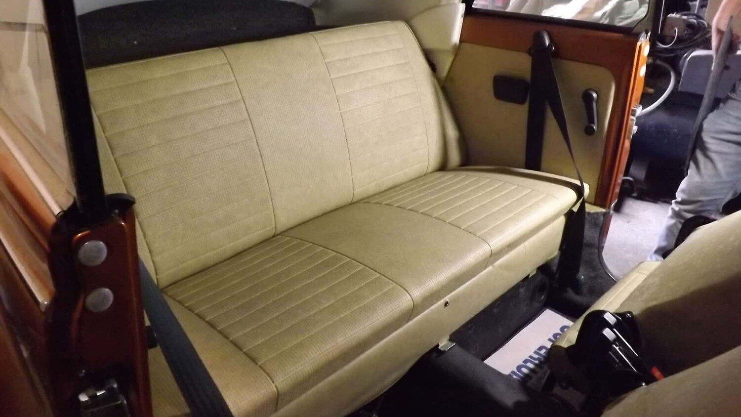 Banco traseiro do Karmann Beetle