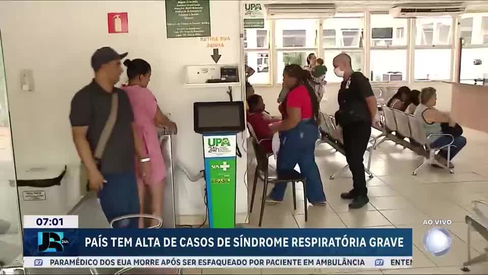 Aumento de casos de síndrome respiratória aguda grave deixa 14 capitais em alerta