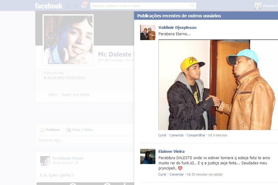 Os fãs e amigos lembraram a data e prestaram
homenagens nas redes sociais