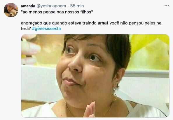 Além de chamar a esposa de louca, Terá disse que ela poderia perder os filhos caso ele fosse preso. Os internautas não perdoaram os comentários do comerciante!