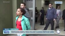 Mulher vista saindo do carro de professora morta é presa em São Paulo